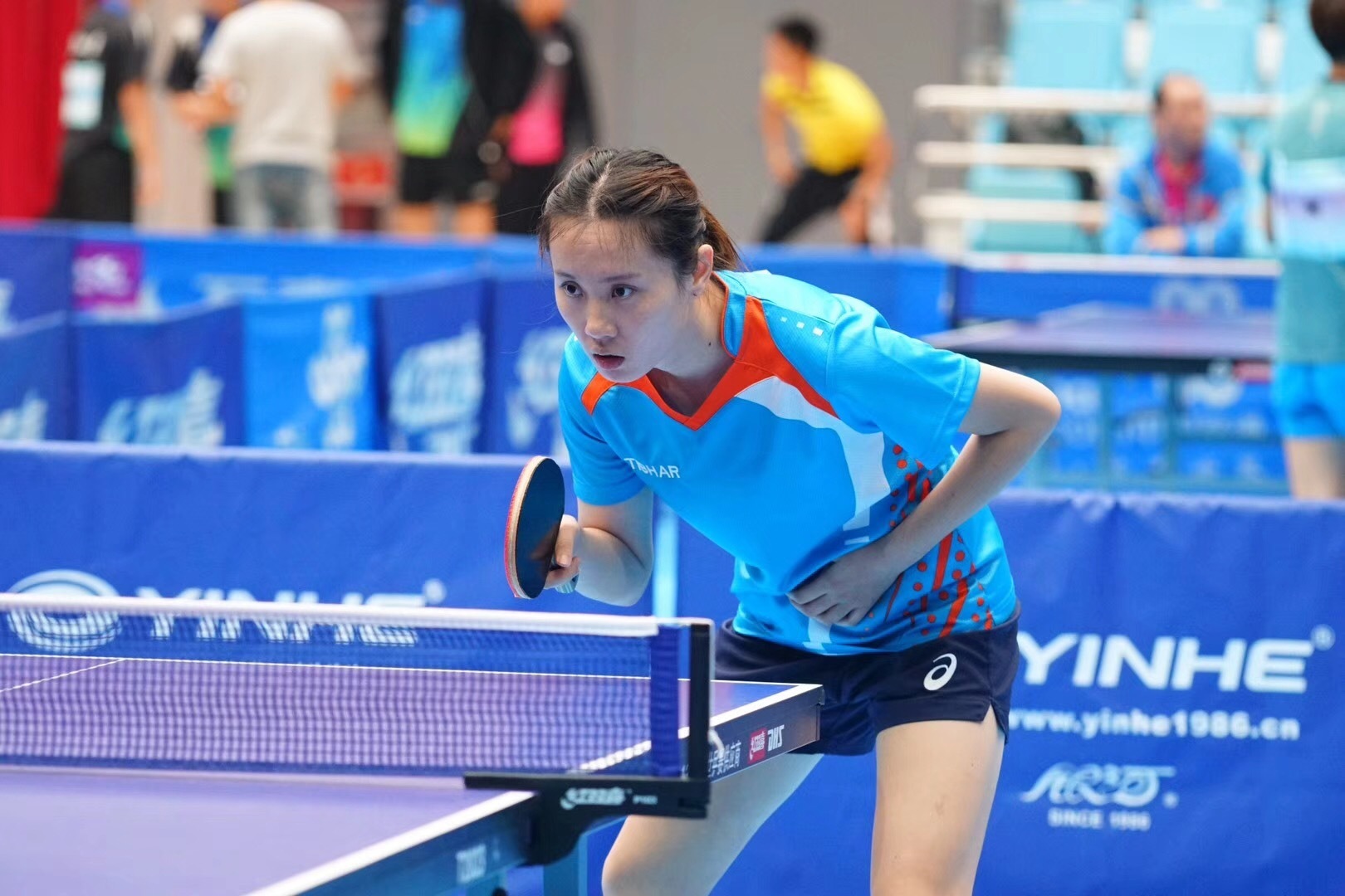 北仑业余乒乓球王将代表浙江队参加全运会群众组预赛