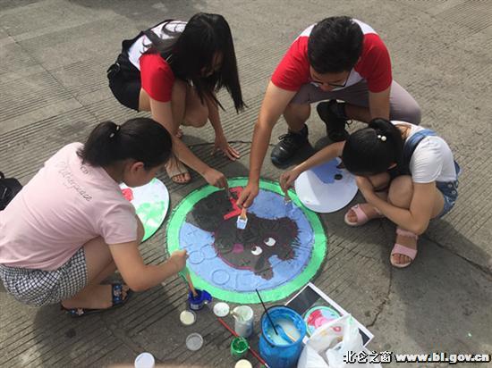 霞浦:窨井盖创意涂鸦助力环境整治